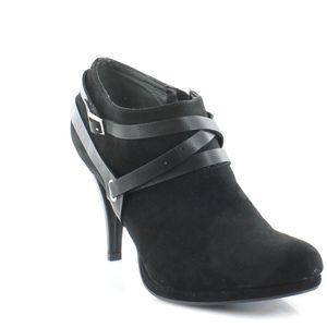 Black Suede Fergilicious Boot with Heel size 9